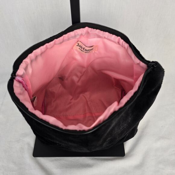 Juicy Couture Black Velvet Cosmetic Bag - Picture 5 of 15